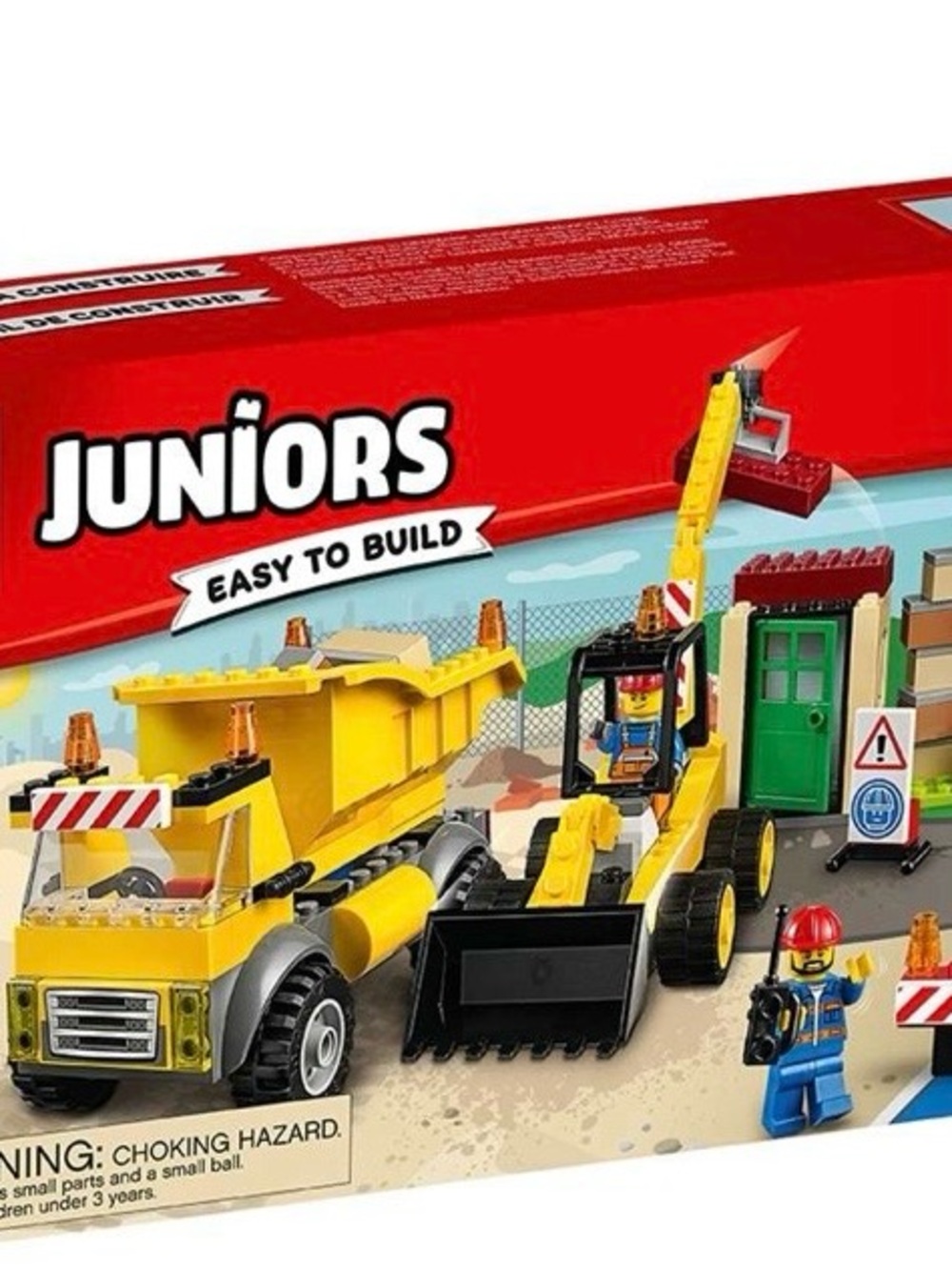 Lego Juniors Yellow and Red Construction Crew Set 10734